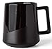 CSM Supply Glossy-Matte Dual Finish Sleek Modern Design 16 Fluid Ounces Black Mug (1 Mug) - Exterior Matte - Inside Glossy - Stain Free - Thick Grade A Quality Ceramic – Foam Box Packaging