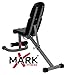 XMark FID Flat Incline Decline Weight Bench With Preacher Curl, Adjustable Bench, Decline to Full Military Press Position, XM-4417 (Gray)