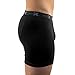 WoolX Dailys - Men's Merino Wool Boxer Briefs - Knock Out Odor & Sweat - Black - MED
