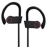 Bluetooth Headphone, Kangaroo Wireless Earphones W/Mic 4.1 HD Stereo Earbuds Play Time for Running , Cycling, Gym, Travelling For IphoneX,Iphone8,Iphone7, Iphone7Plus IOS and Samsung