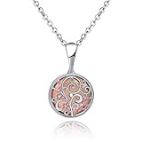 DEESEE(TM) Necklace Stainless Steel Pendant Sleep Fitness Monitor for Misfit Shine 2 (Red)