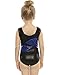 Arshiner Girl's Slim Solid Camisole Gymnastics Sleeveless Leotard,Size 160,Blue
