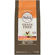 Nutro Grain Free Small Breed Adult Farm-Raised Chicken, Lentils and Sweet Potato Recipe Dry Dog Food 4 Pounds
