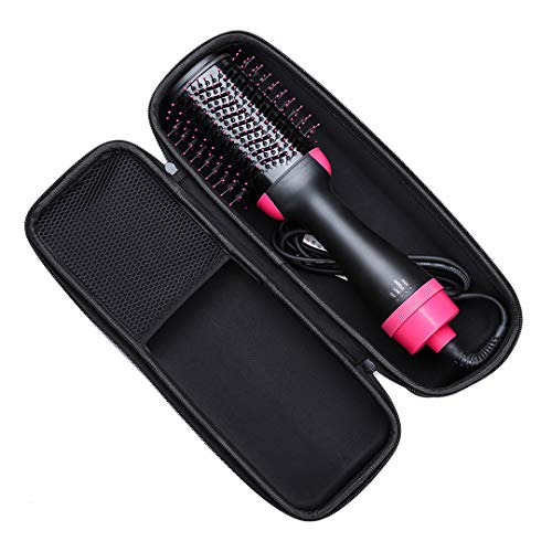Danlince Portable Hard Travel Gift Case for Revlon One-Step Hair Dryer & Volumizer& Styler,Revlon One-Step Hair Dryer Storage Case Organizer,Black