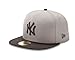 MLB New York Yankees 2Tone Storm Gray/Black 59Fifty Baseball Cap, 6.625-Inch