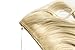 2-5 Days Delivery Best Synthetic Hair Extensions 20 inches Curly Straight Full Head Invisible Wire Secret String No Clips in Hair Extensions Secret Fish Line Hairpieces (bleach blonde)