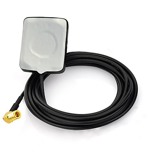Eightwood Mini Satellite Radio Antenna SMB Female Right Angle Antenna Compatible with Sirius XM