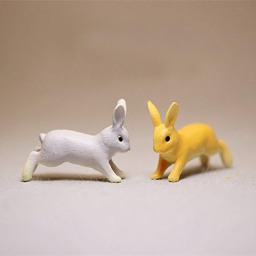 small plastic bunny figurines