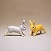 tyoungg 24 Pieces Fairy Garden Easter Rabbit Miniature Animal Figures 1.5 * 1.1 Inch (24 Rabbits)