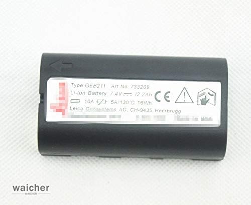 New GEB211 Li-ion 7.4V 2200mAh Battery for Leica ATX1200 RX1200 GPS1200 GRX1200