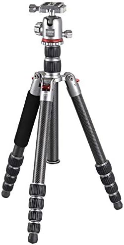 JUSINOTK-2535C Handy & Robust Carbon Tripod with Monopod Function + Ball Head FGS-30 with Carry Bag
