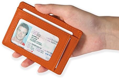 SwissElit Minimalist Wallet - Slim Design for Men and Women. Made from Durable Leather