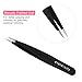 Etereauty Tweezers Set, Professional Stainless Steel Eyebrows Tweezer Sets, Pack of 3