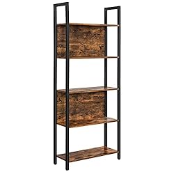 VASAGLE ALINRU Storage Shelf, Bookshelf with 5