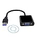Premium USB 3.0/2.0 to VGA Adapter, Super High Speed USB to VGA Adapter PC Laptop Full HD External Video Card Multi-Display Video Converter for Win 7/8/8.1/10, NO Need CD Driver