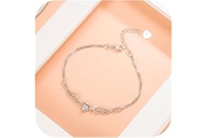 LOLVMVCHI 925 Sterling Silver Bracelet Simple Adjustable Bangle Bracelets Gifts for Birthday Anniversary Christmas Day