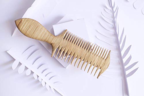Hair Comb for women - Wide Tooth Wood Comb for Curly Hair - No Static Natural Wooden Comb for Women, Men Wide Tooth Comb, Wooden Comb AC5