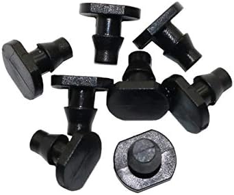 50 Pieces 4mm Irrigation End Plug Garden Irrigation System 1/4 in Hose Closure 4 / 7mm Plug Gardening Tool Accessories
