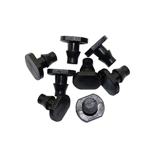 50 Pieces 4mm Irrigation End Plug Garden Irrigation System 1/4 in Hose Closure 4 / 7mm Plug Gardening Tool Accessories