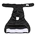 Teamoy 4pcs Washable Female Dog Diapers, Reusable Doggie Diaper Wraps for Female Dogs, Super-Absorbent and Comfortable, Medium