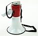 50 Watt Megaphone with Safety Siren, Handheld Microphone, Pistol Grip Talk Switch and Adjustable Shoulder Strap