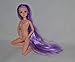 Eledoll Mermaid Princess Doll Purple Sirenia Very Long Hair Poseable Mermaid Doll 11.5 inch Fashion Doll