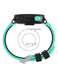 CSVK Garmin Forerunner 235 Correa de reloj de repuesto de silicona suave para Garmin Forerunner 235 220 230 620 630 735XT Smart Watch