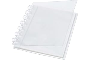 Mogoostry Lot de 7 pochettes de protection transparentes en plastique pour feuilles d'album 12,7 x 17,8 cm