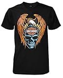 Harley-Davidson Men's Head Scratcher All-Cotton Short Sleeve T-Shirt, Black