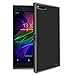 Orzly Razer Phone Case, FlexiCase for The Razer Gaming Smartphone (2017 Android Model) - Protective Flexible Silicon Gel Phone Case in Black