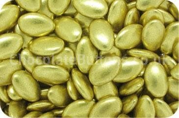 Italian Chocolate Dragees Metalic Gold (150g bag)