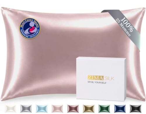 ZIMASILK Mulberry Silk Pillowcases Light Plum Standard