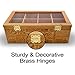 Simply Renewed Tea Box Storage Tea Bag Organizer