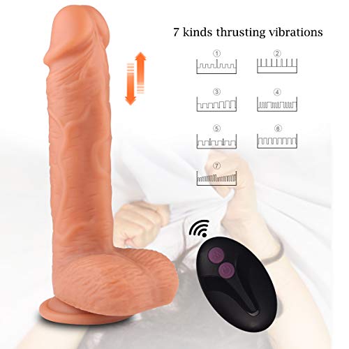 3 Vibrator+Thrusting+Stimulator+Realistic+Automatic