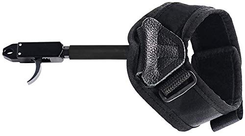 Namvo Archery Wrist Release Compound Bow Release Aids Adjustable Buckle Strap Archery Caplier Shooting Trigger Accessories Black
