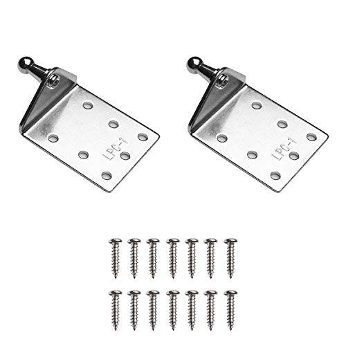 beneges 2 piezas 10 mm soportes de montaje de espárrago de bola tornillos de bruja soporte de elevación de resorte de gas universal