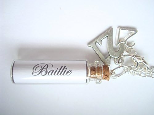 Personalized Name Message In A Bottle 21st Birthday Necklace
