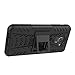 Galaxy J6 2018 Case, Lacass [Shockproof] Tough Rugged Dual Layer Protector Hybrid Case Cover with Kickstand for Samsung Galaxy J6 (2018) - Black
