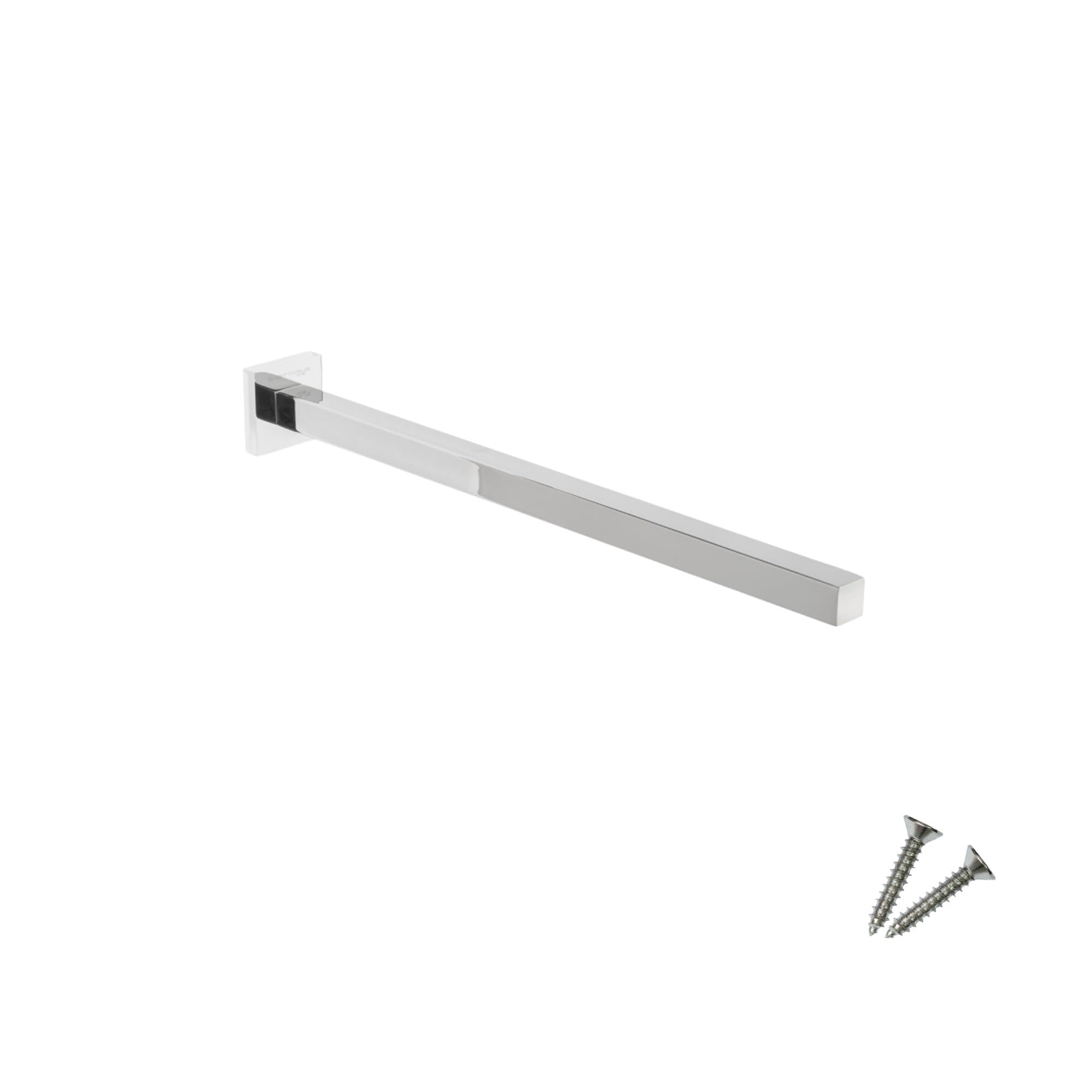 Sagittarius One 400S1 Wall-Mounted Towel Rail 40cm, Rustproof Polished Stainless Steel SUS 304, Modern Chrome Towel Holder for Bathrooms, Durable and Stylish Towel Bar - Chrome