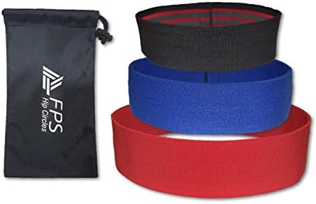 FPSolutions Hip Circles Resistence Bands - Booty Exercise Bands - Set of 3 - Stretching, Lifting, CrossFit, Yoga, Pilates for Variety of Exercise, Workout Style - (Normal, Heavy, Extreme strength)