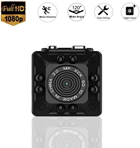 Camakt Mini DV Camera HD 1080P Security Surveillance Camera Portable Video Camera IR Night Vision and Motion Detection