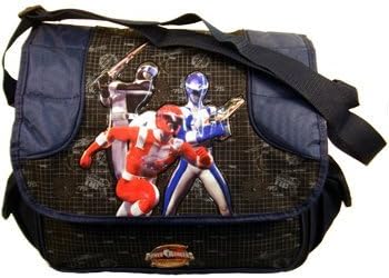 Power Ranger Operation Overdrive Messenger Bag (Blue Trim) - Boys Laptop Bag