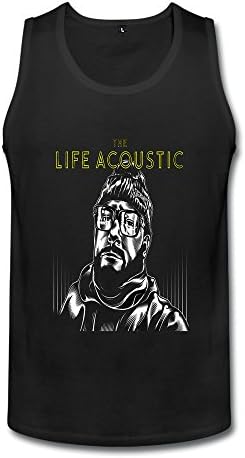 LianJian Everlast The Life Acoustic Men's T-Shirt Medium Black Tank Top