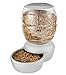 Petmate Replendish Gravity Feeder for Cats and Dogs, 4 Sizes Available, Mason Silver, 18 lb (24497)