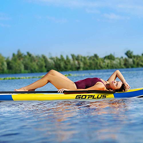 Goplus Inflatable Stand Up Paddle Board, 11’ x 30” x 6” SUP with