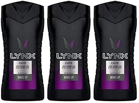 Amazon 3x Lynx Exciteシャワージェルメンズボディウォッシュ250ml Lynx ボディソープ 通販