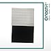 GreenR3 1-PACK Air Purifier True HEPA Air Filter + 4 Replacement Carbon Filters for Fellowes HF-300 fits Fellowes AP300PH HF300 AeraMax 290300 DX95 Model Series Accessories Parts Number PN and more