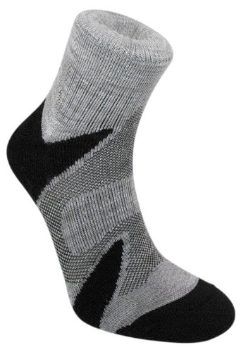 Bridgedale Men's CoolFusion Multisport Socks, Silver/Black, X-Large