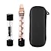 Premium Glass Tool Set for Herb Leaves, Spices with Drawstring Bag (Rose Gold)
