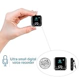 Mini Voice Activated Recorder-Listening Device for Spying Up to 1536 Kbps Voice Recording-572 Hours Recordings Capacity-More Than 38 Hours Battery Life